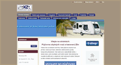 Desktop Screenshot of karavanyzlin.cz