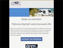 Tablet Screenshot of karavanyzlin.cz